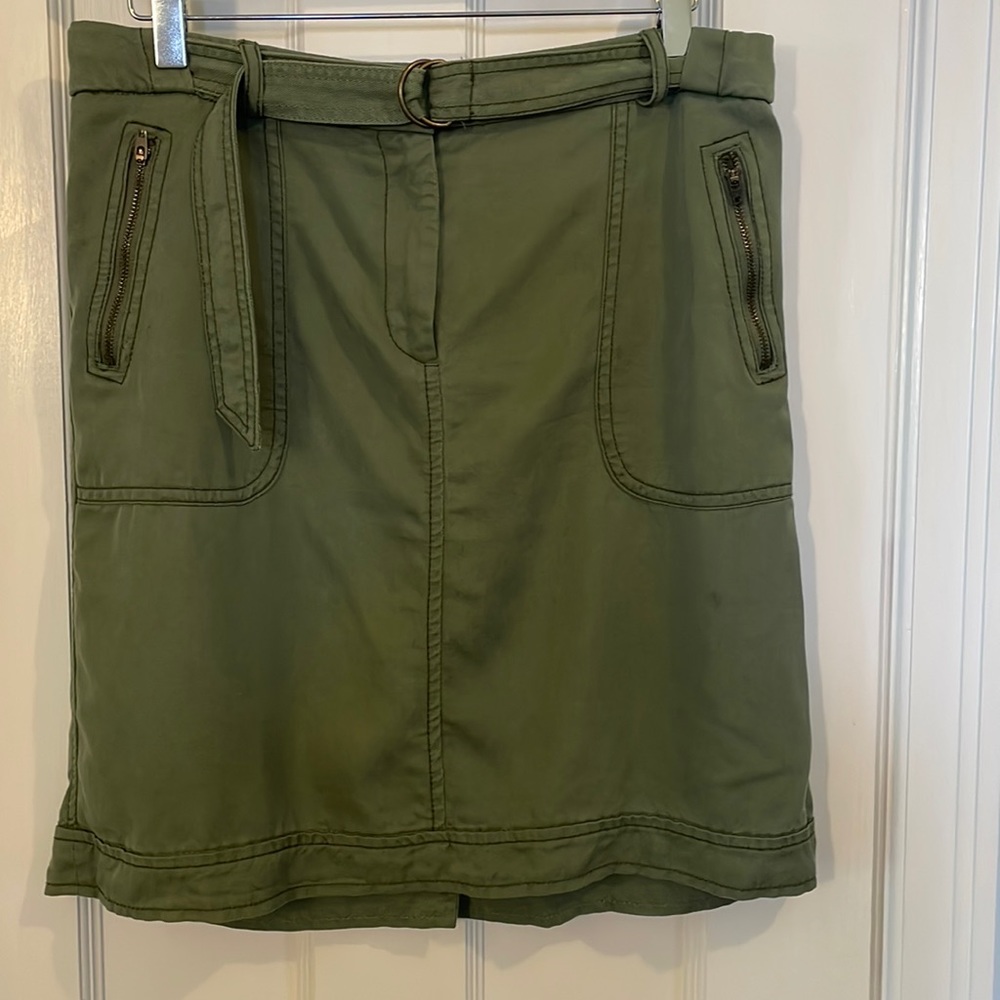Ann Taylor Loft olive green skirt